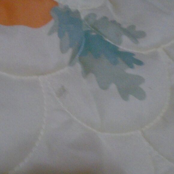 Full Queen Quilt Carrot Ensemble reversable bedspread and std pillow shams 3431 - Picture 7 of 8